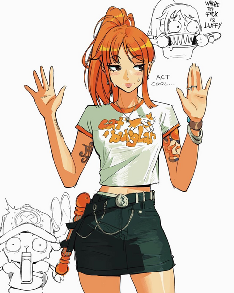 Cat Burglar Tee