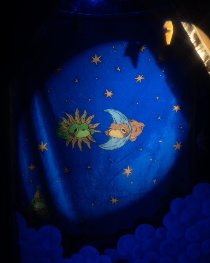 Celestial Frog and Toad Blanket