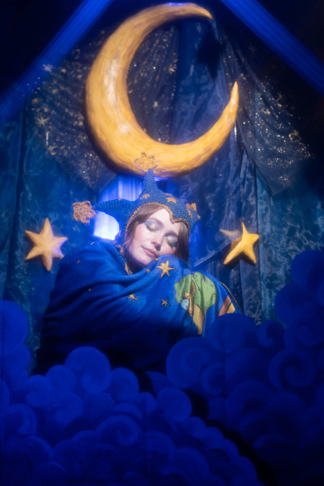 Celestial Frog and Toad Blanket