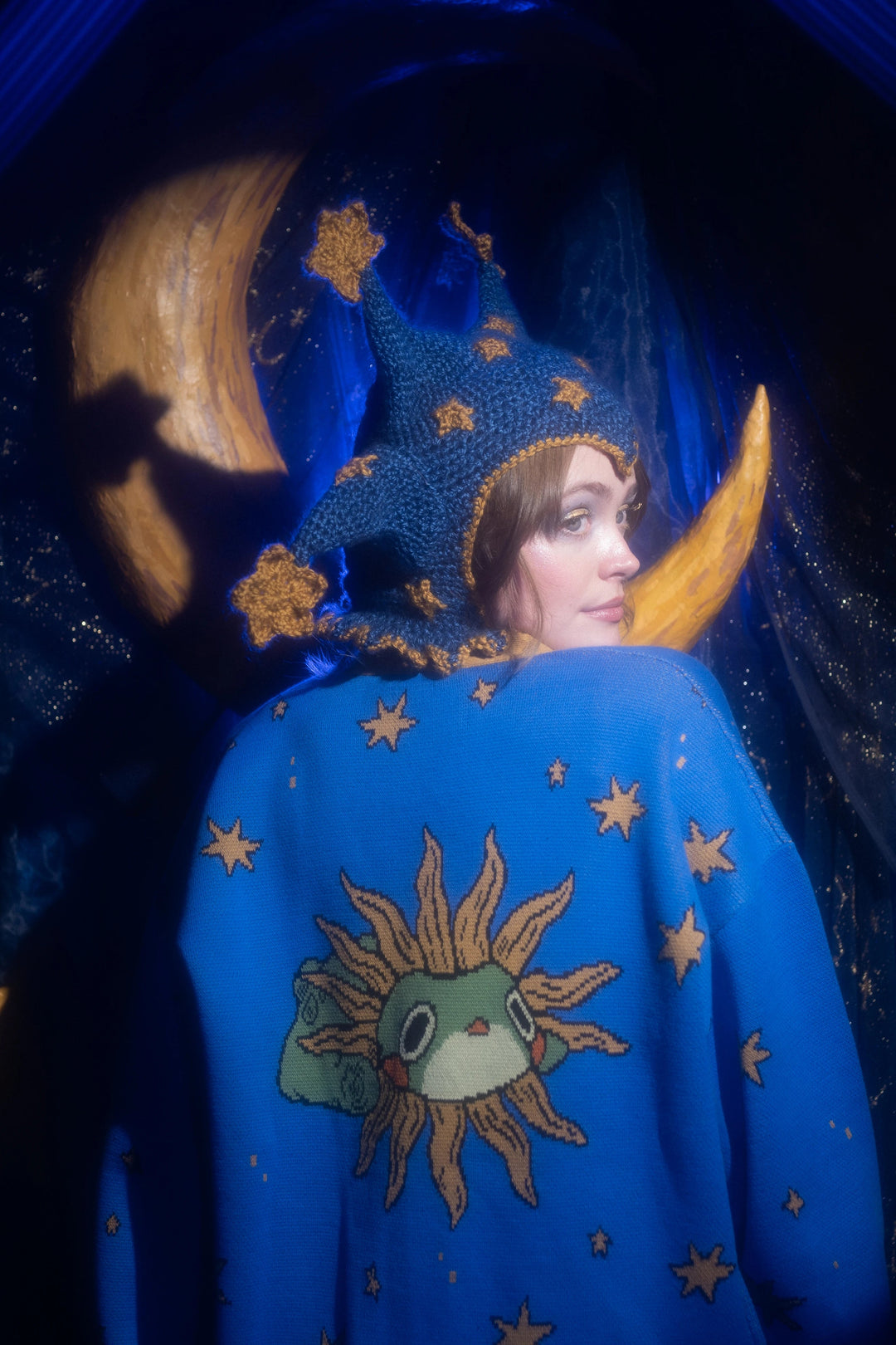 Celestial Frog Cardigan