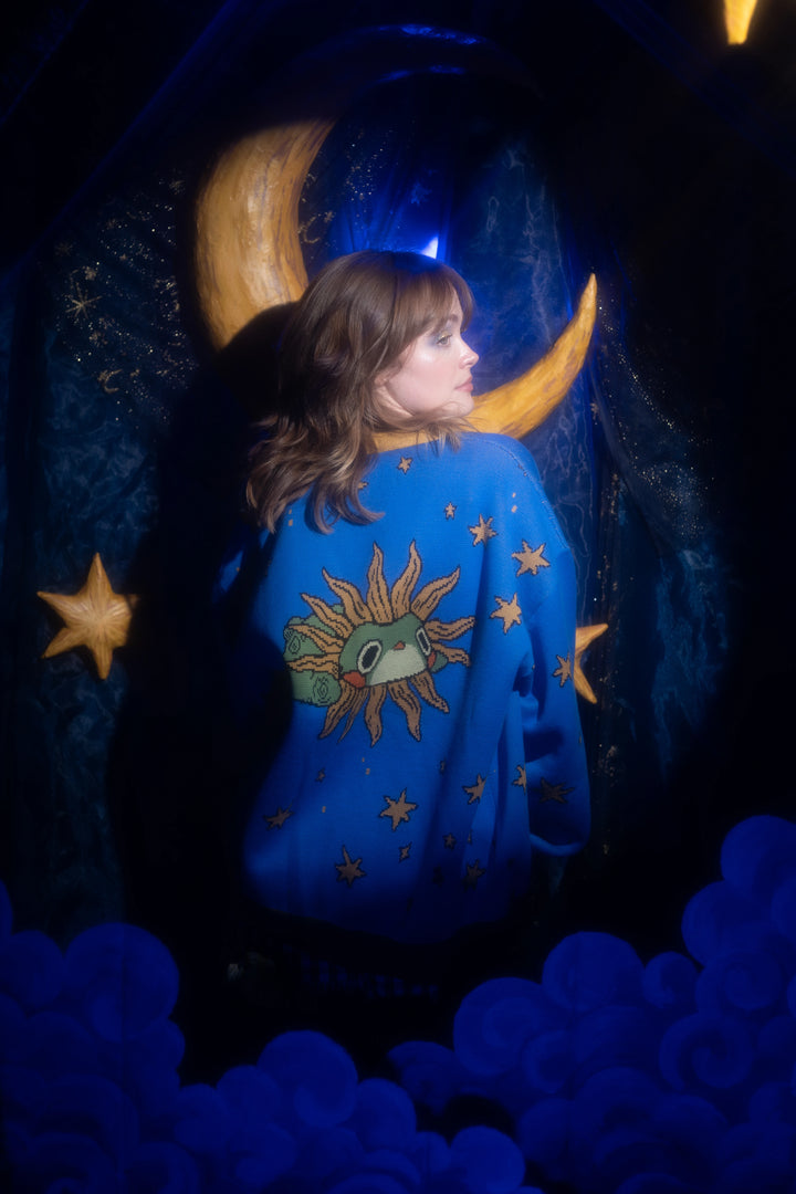 Celestial Frog Cardigan