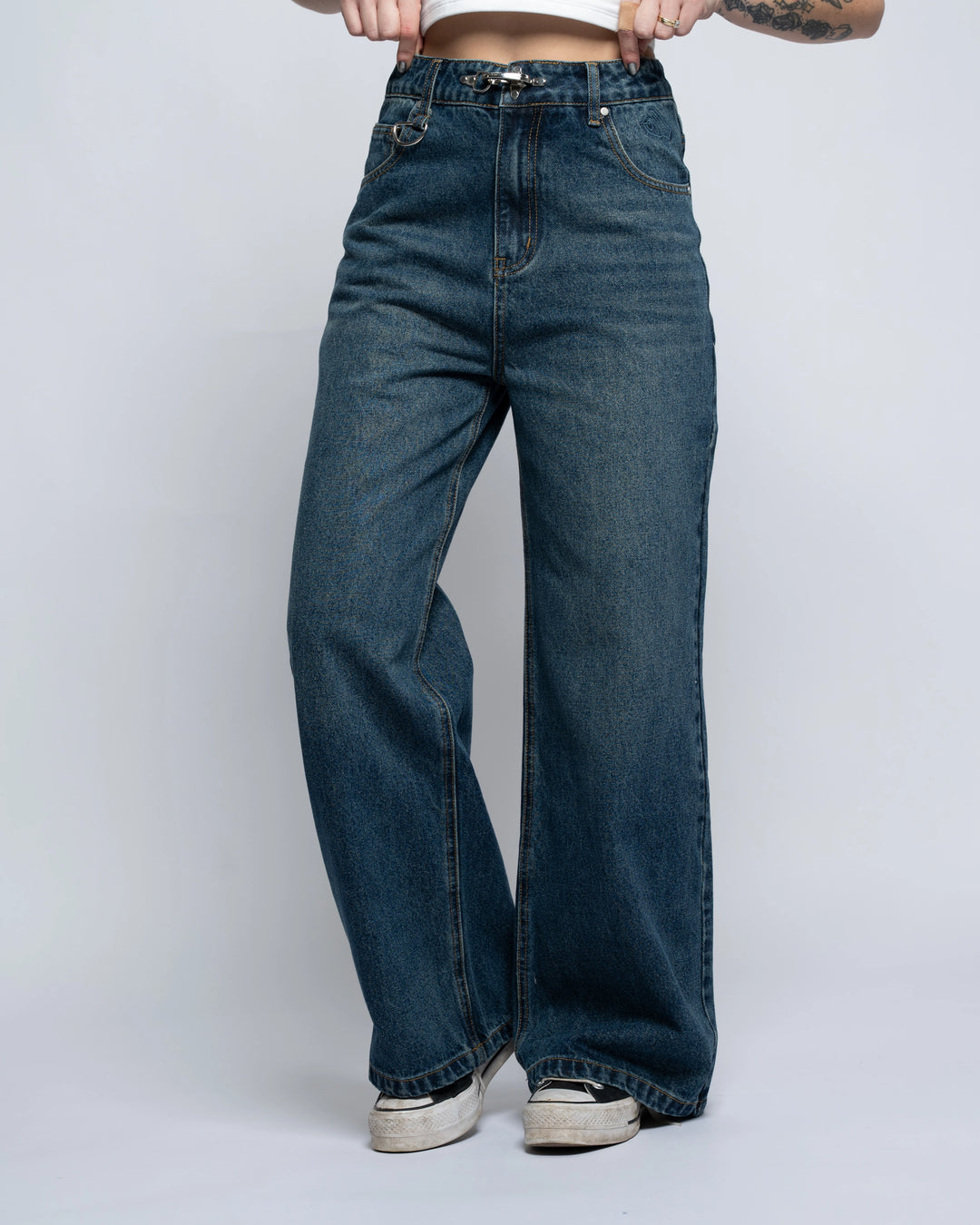 Blue Baggy Jeans