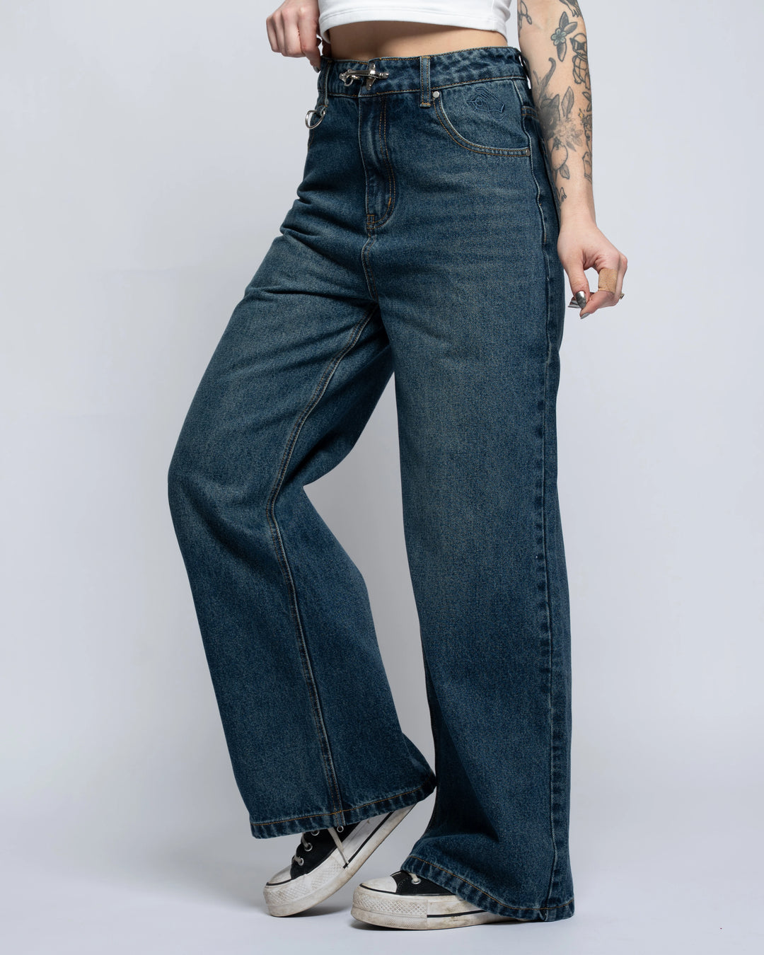 Blue Baggy Jeans