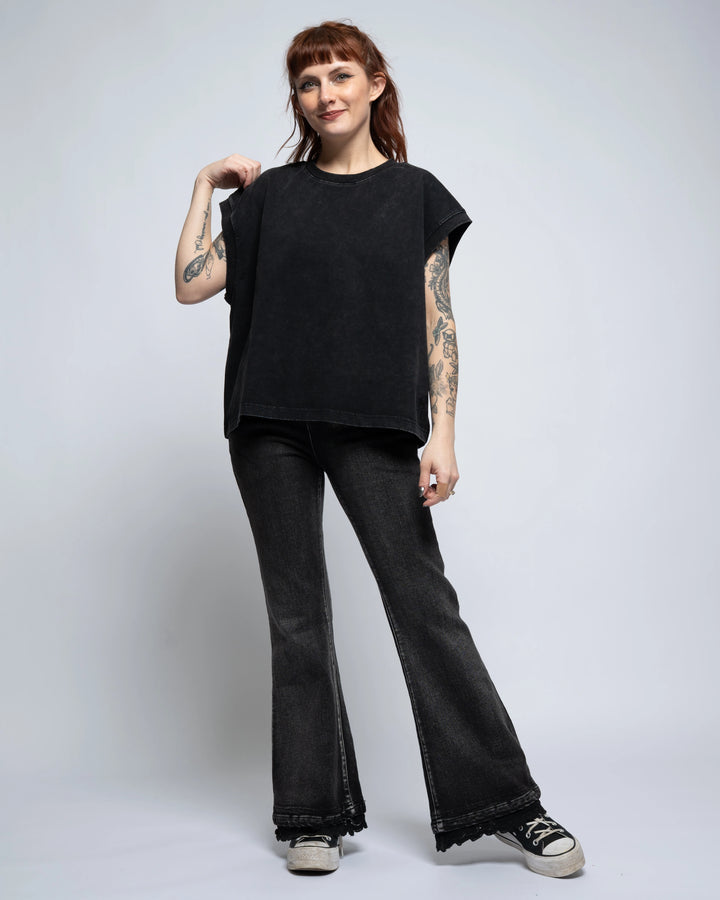 Black Washed Tank