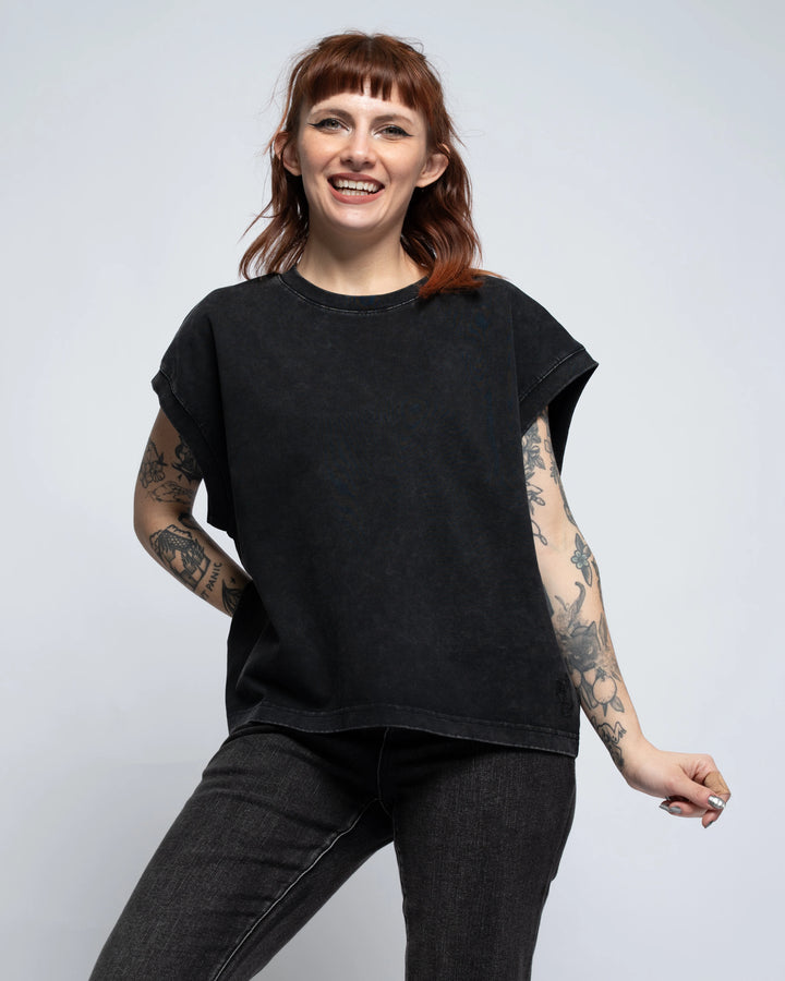 Black Washed Tank