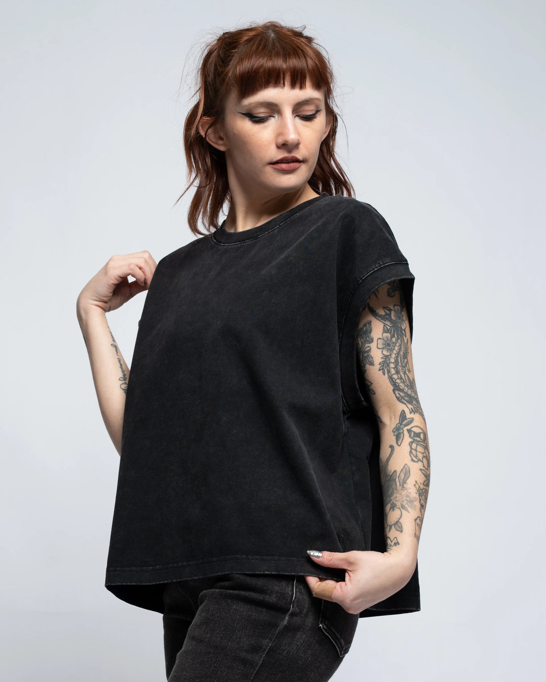 Black Washed Tank