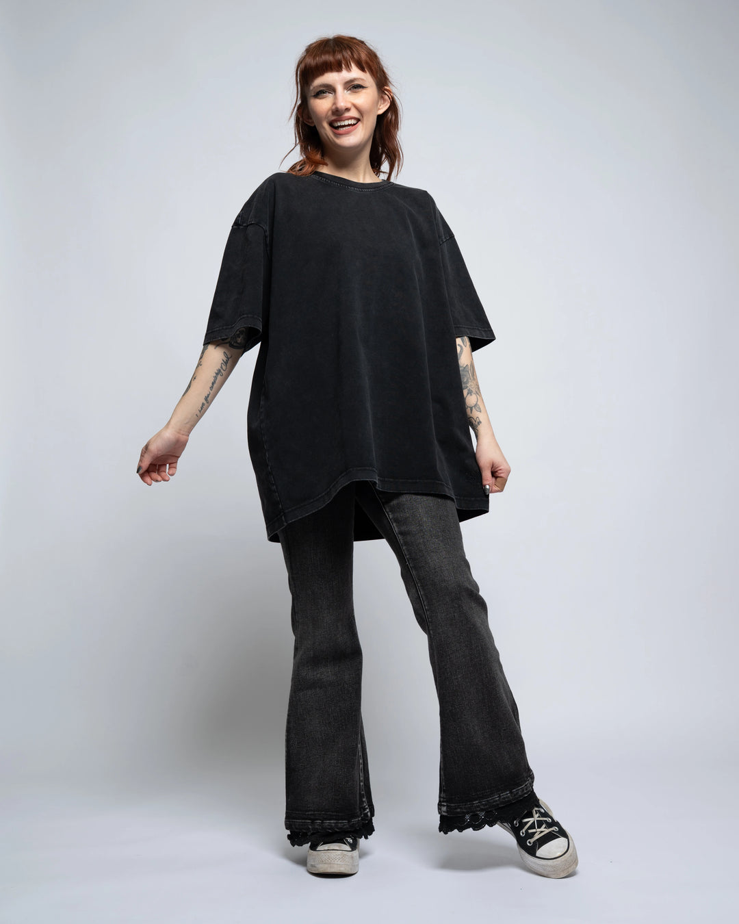 Black Washed Tee