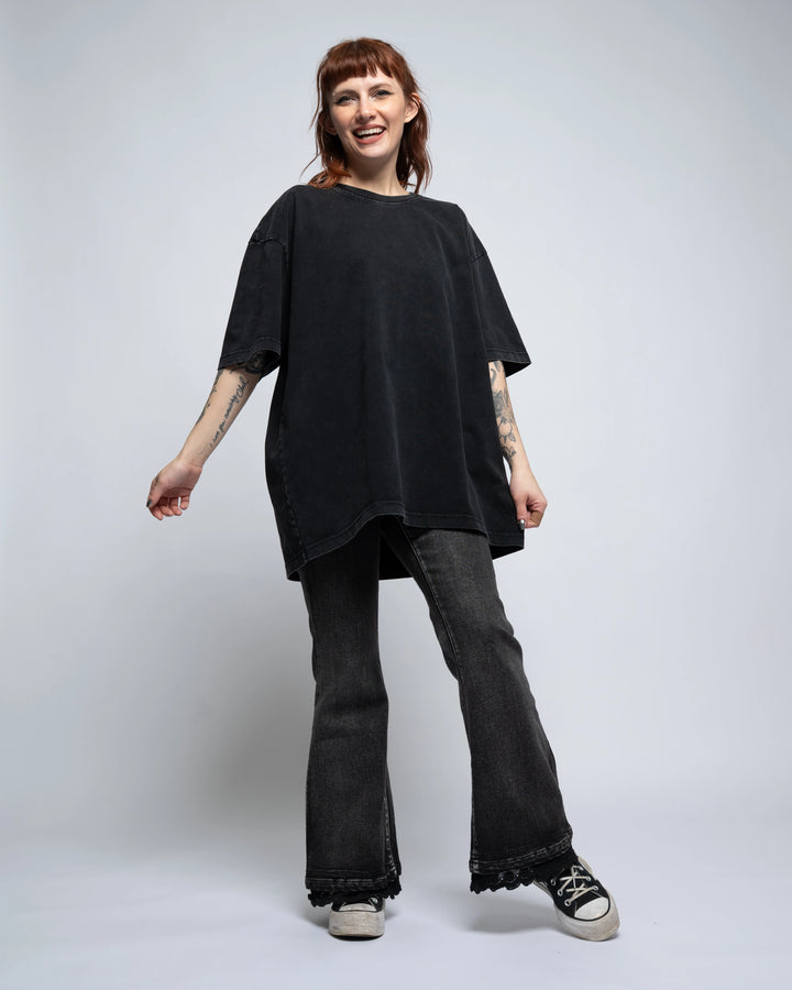 Black Washed Tee
