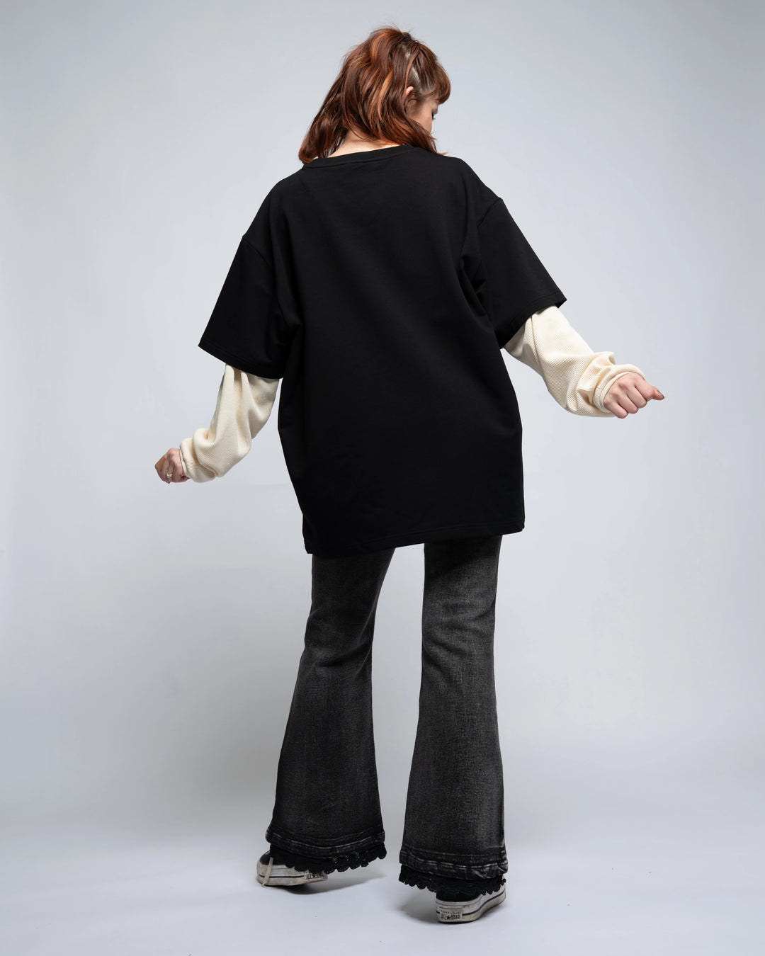 Layered Waffle Knit Long Sleeve