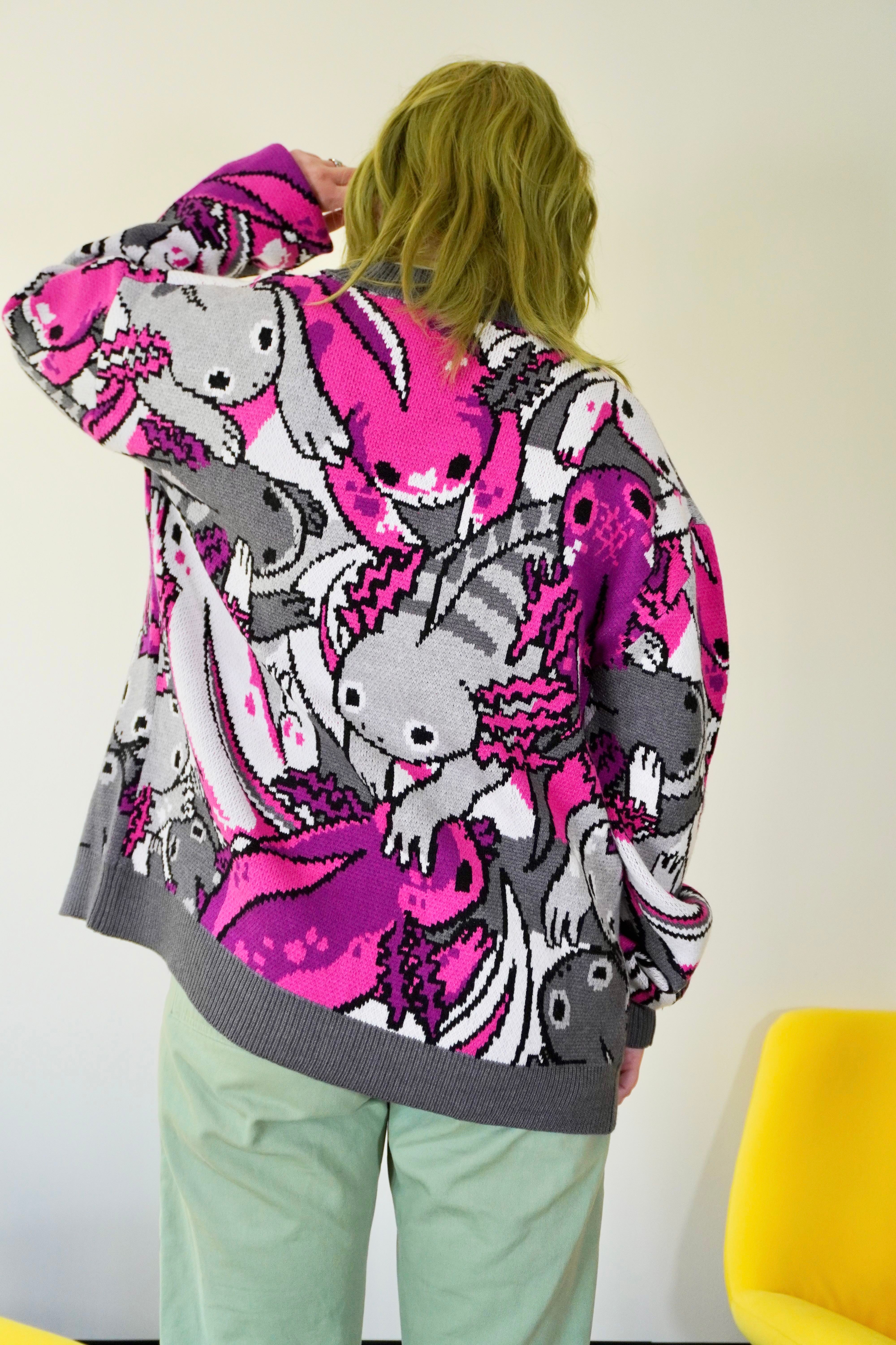 Ace Axolotl Cardigan – Steady Hands