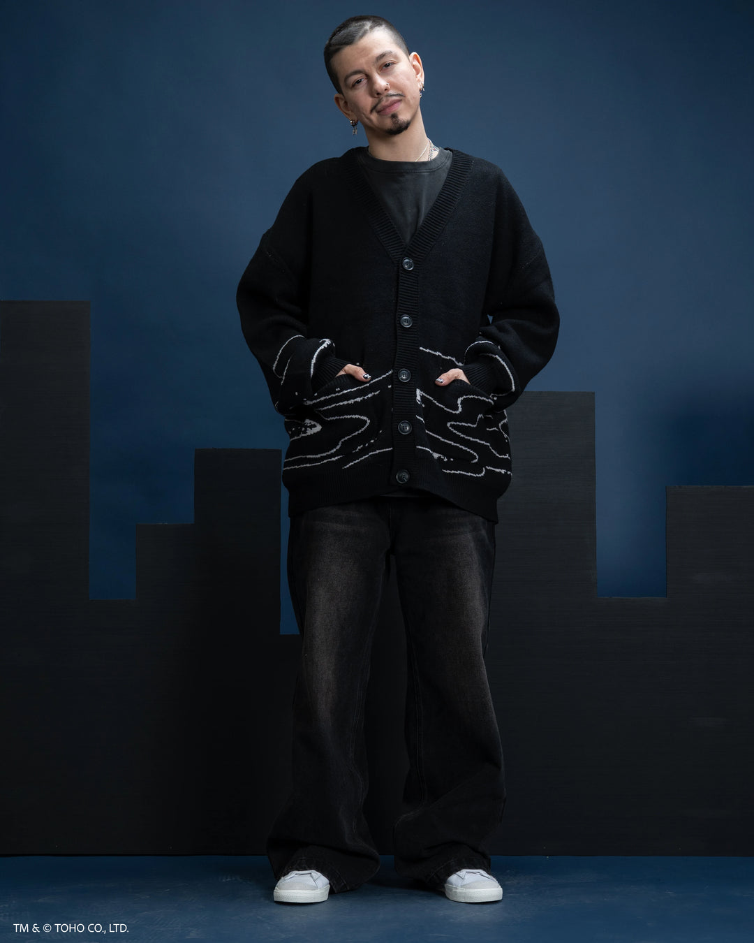 Mechagodzilla Attack Cardigan