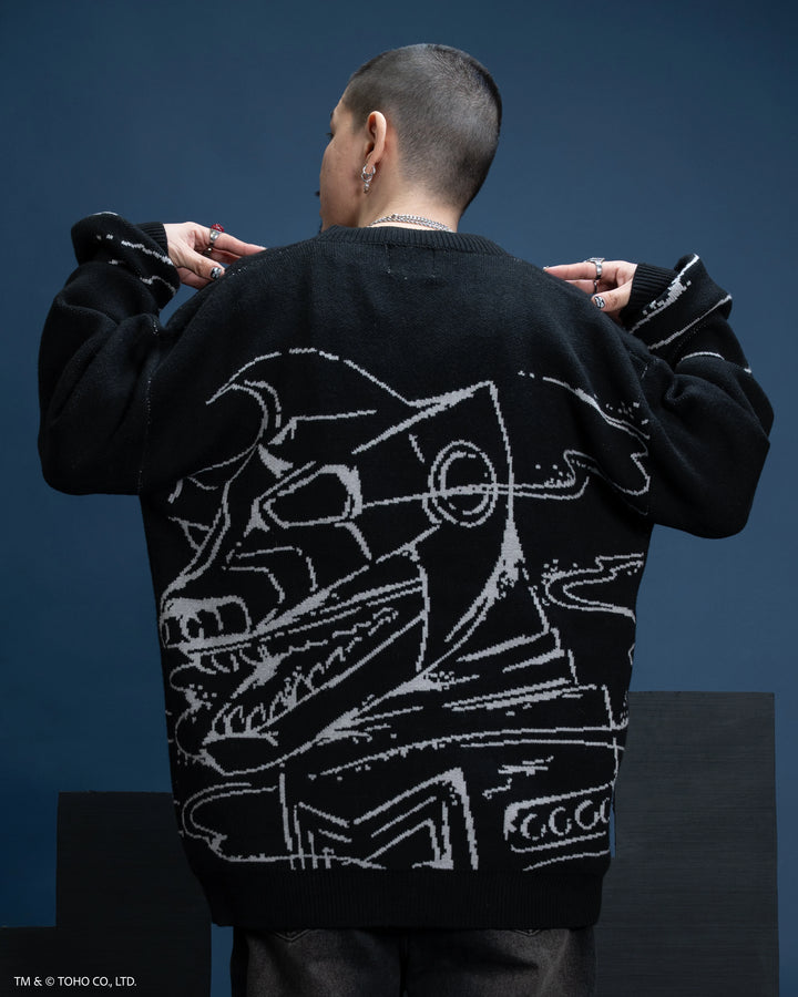 Mechagodzilla Attack Cardigan