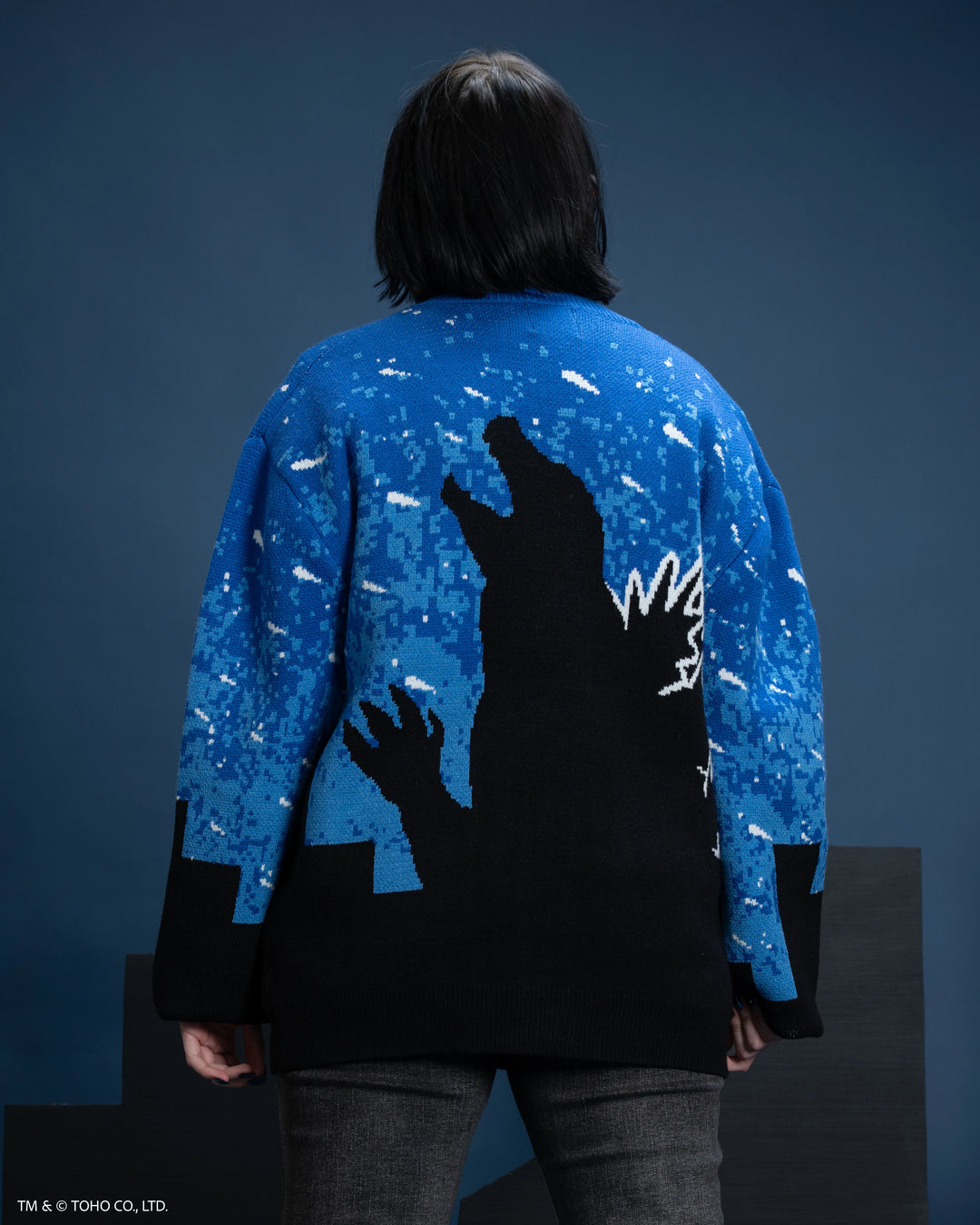 Godzilla Silhouette Cardigan