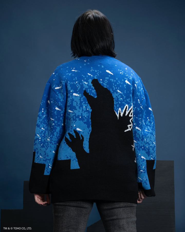 Godzilla Silhouette Cardigan