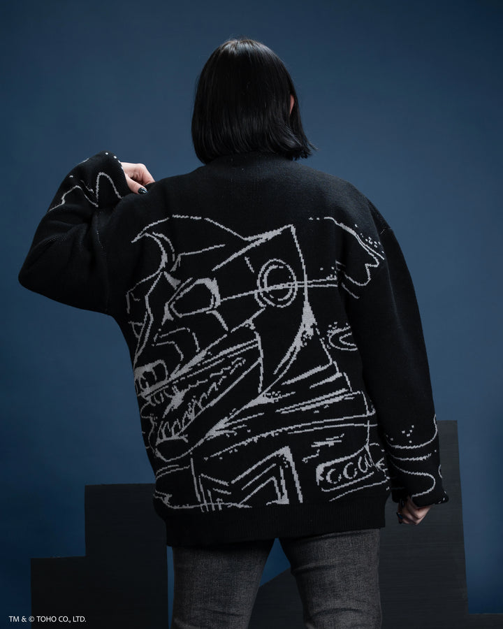 Mechagodzilla Attack Cardigan
