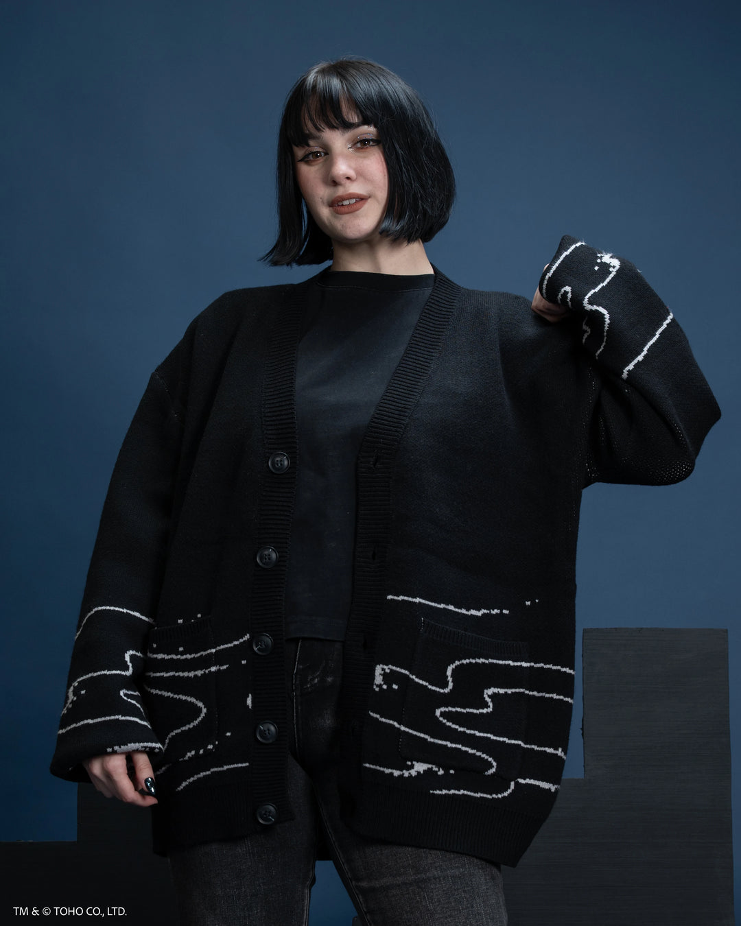 Mechagodzilla Attack Cardigan