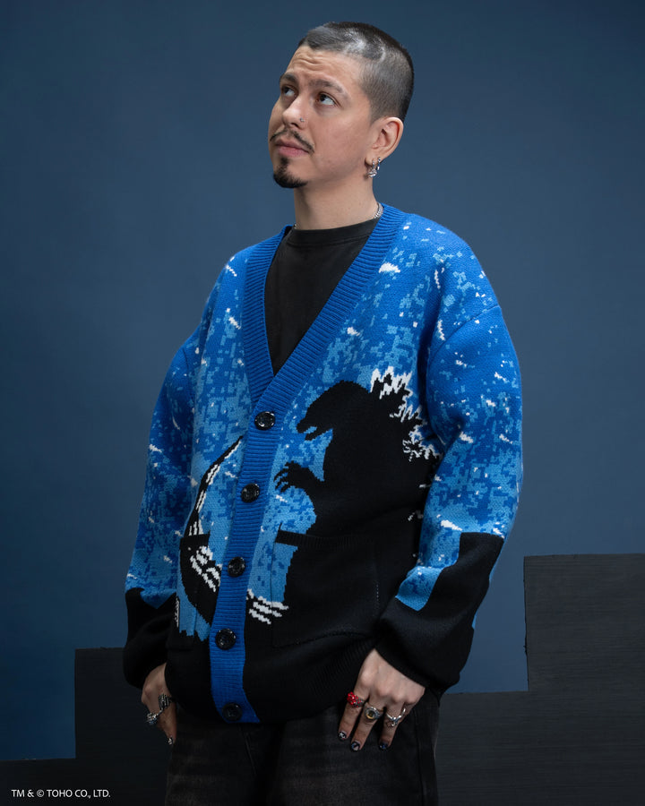 Godzilla Silhouette Cardigan