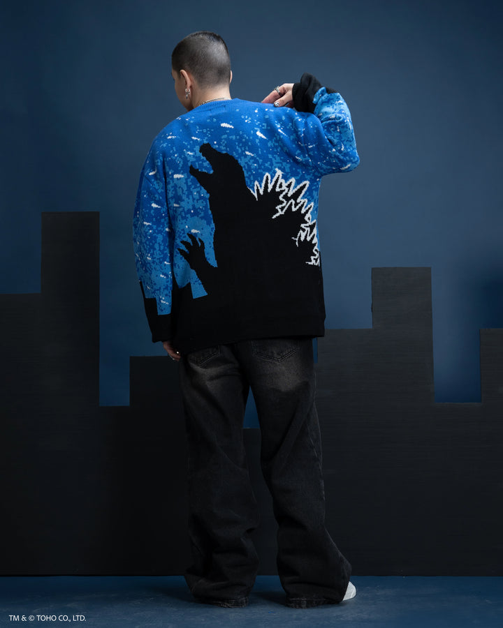 Godzilla Silhouette Cardigan
