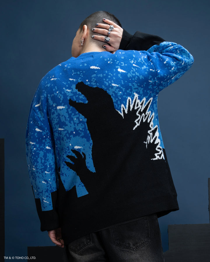 Godzilla Silhouette Cardigan