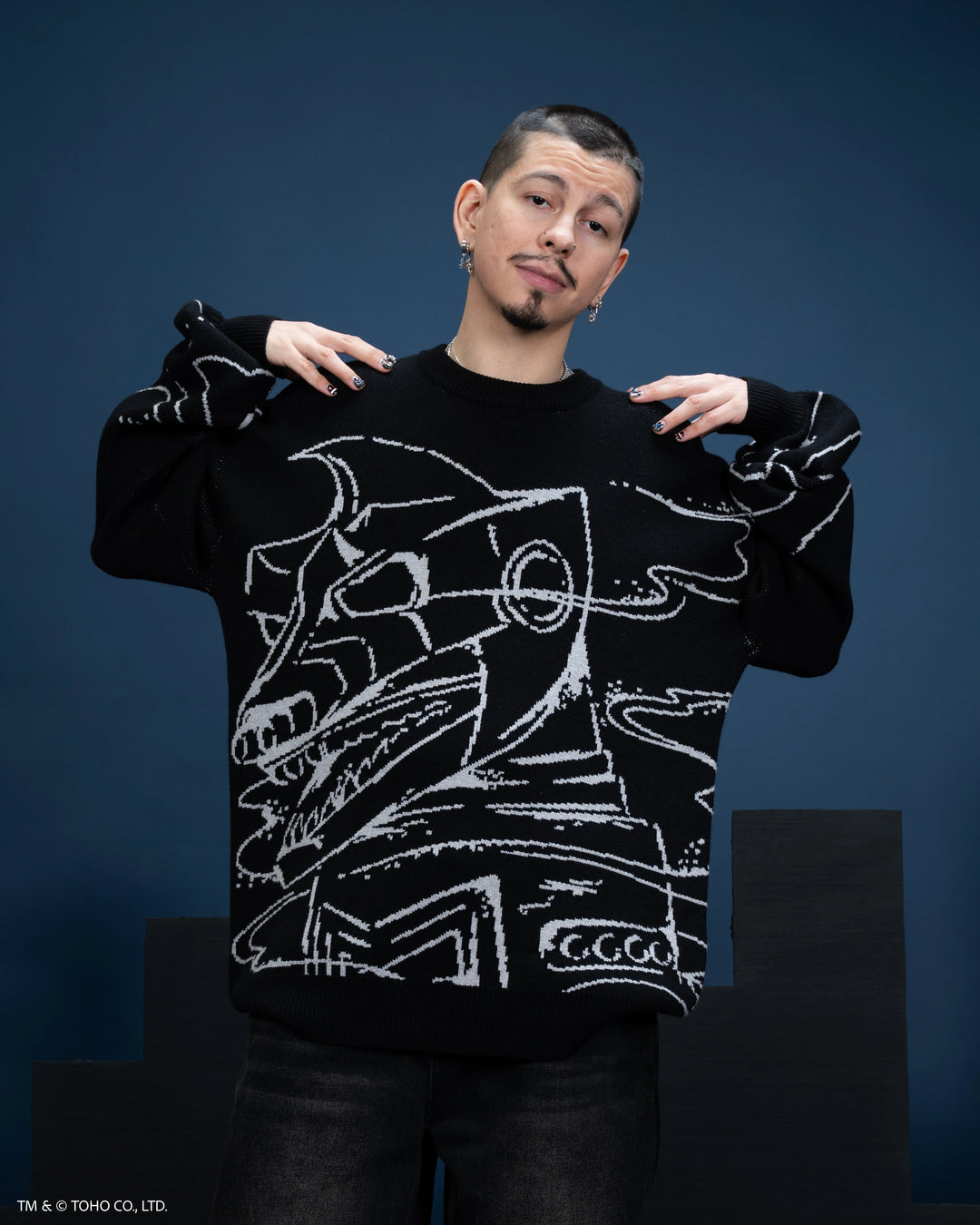 Mechagodzilla Attack Sweater