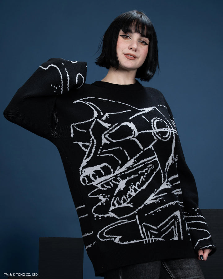 Mechagodzilla Attack Sweater