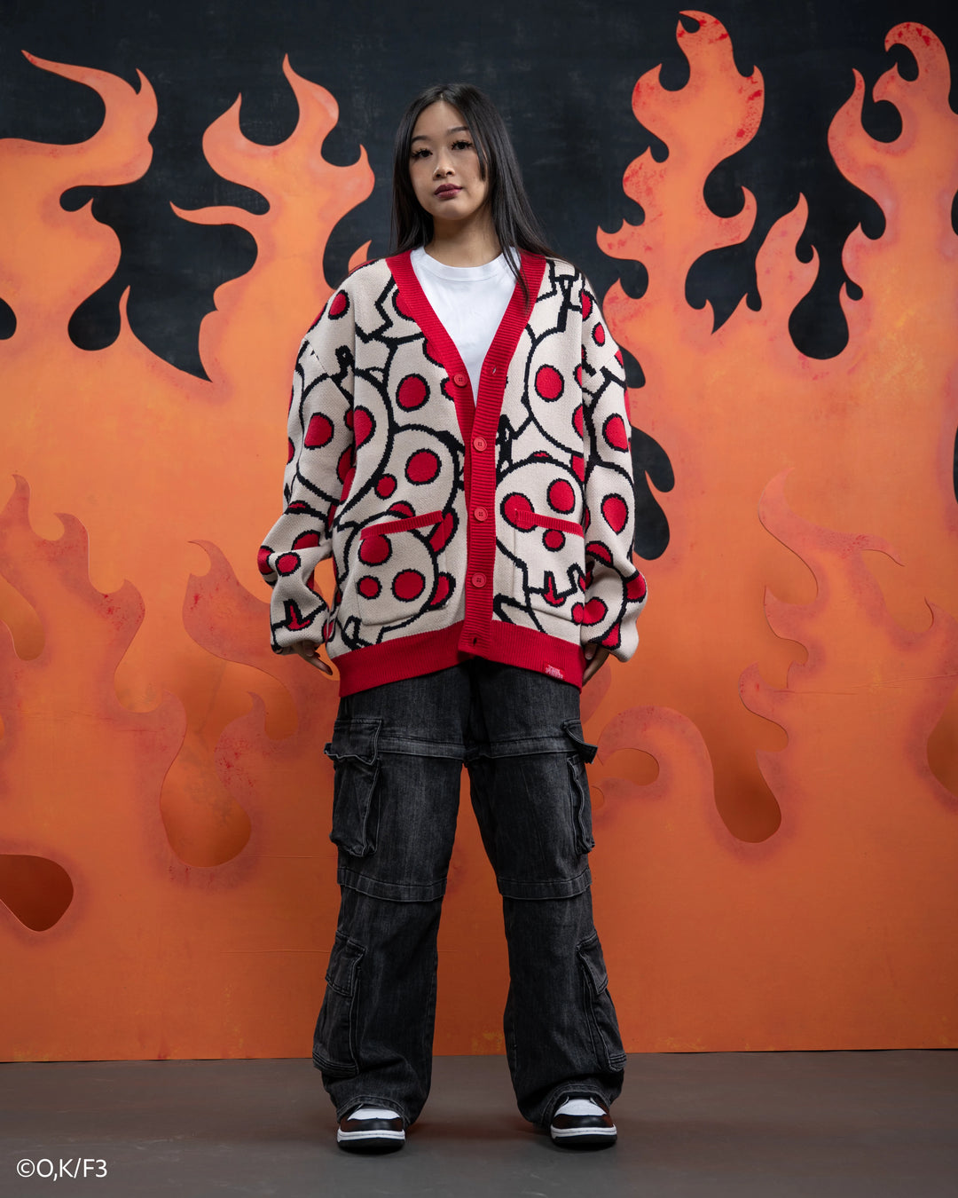 Fire Force Skull Cardigan
