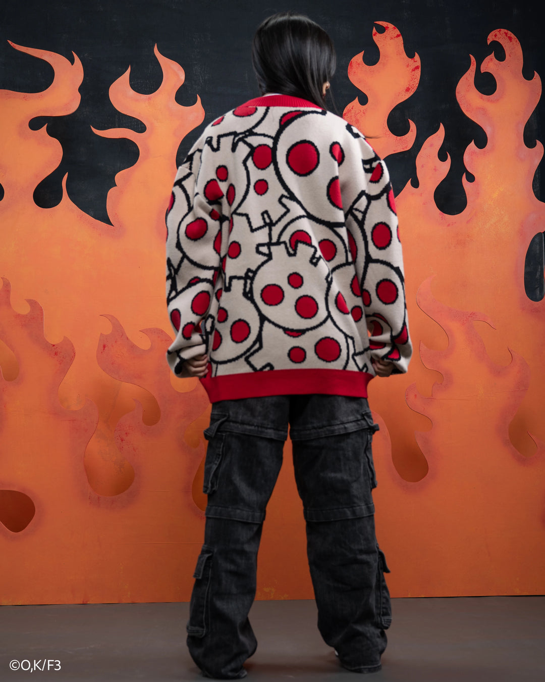 Fire Force Skull Cardigan