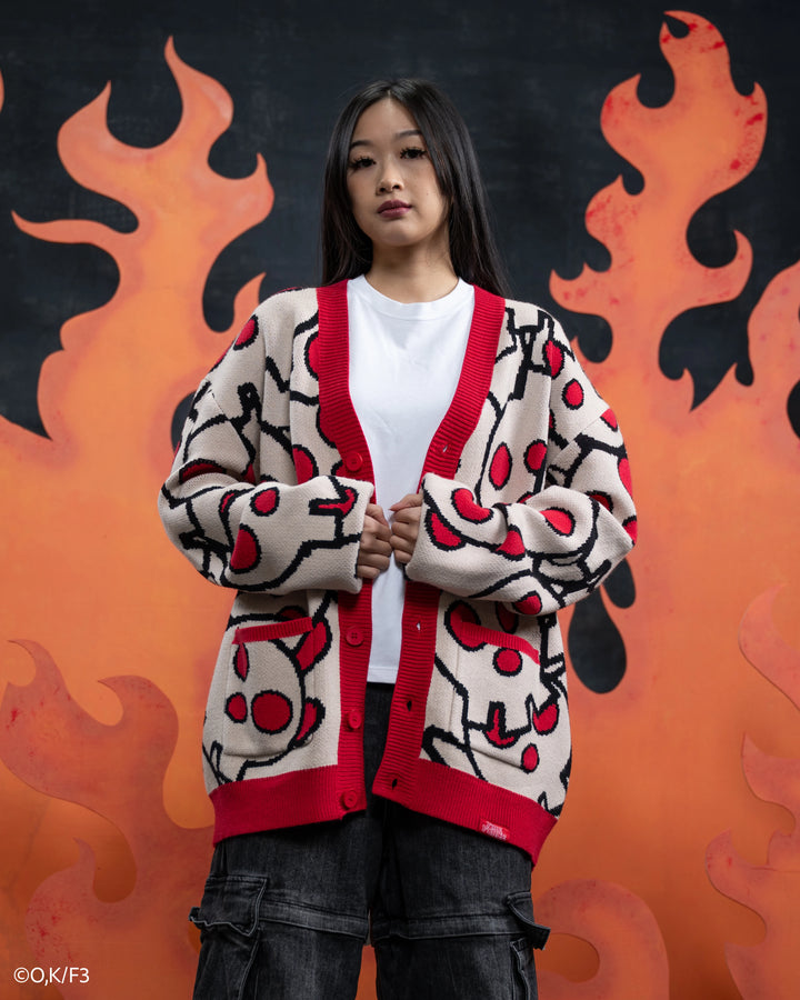 Fire Force Skull Cardigan