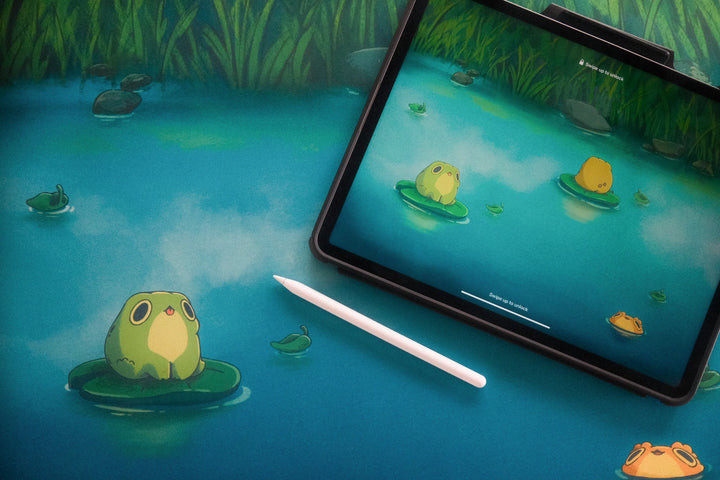 Top Frog Desk Mat