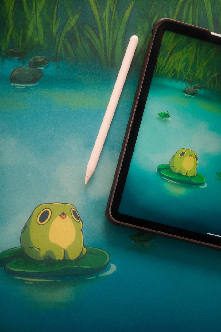 Top Frog Desk Mat