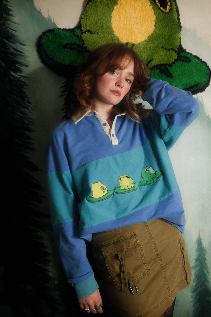 Top Frog Rugby (Light Blue)