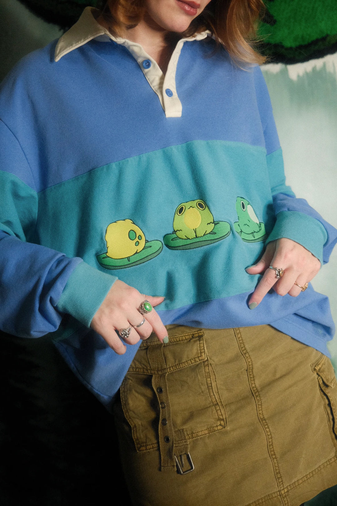 Top Frog Rugby (Light Blue)