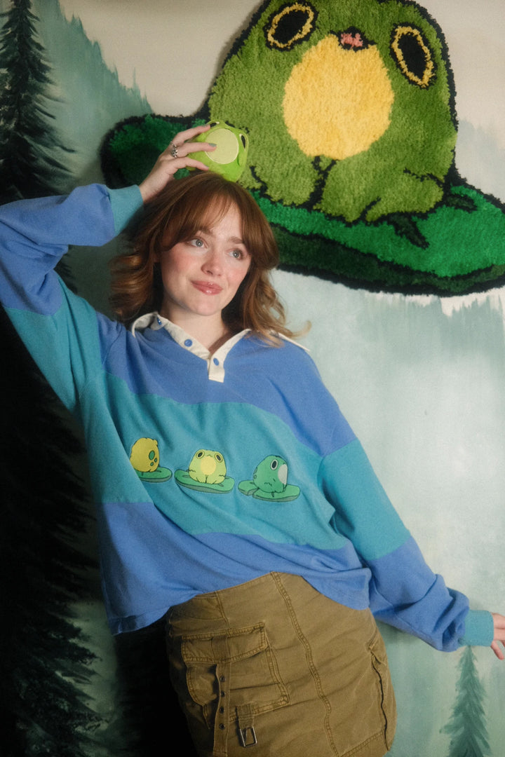 Top Frog Rugby (Light Blue)