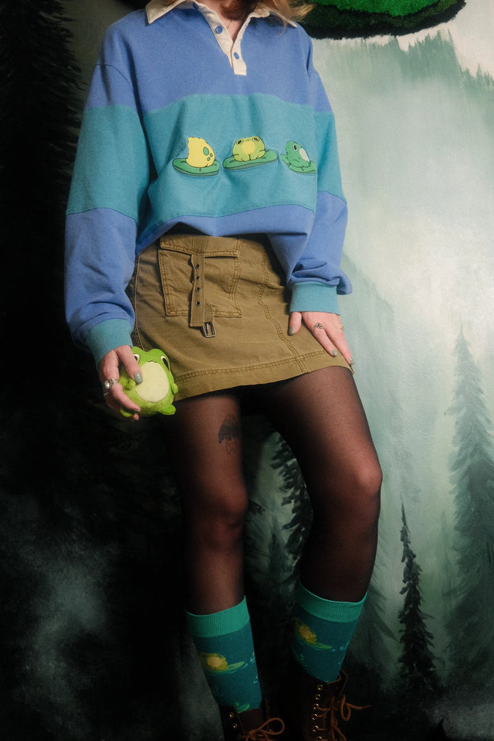 Top Frog Rugby (Light Blue)