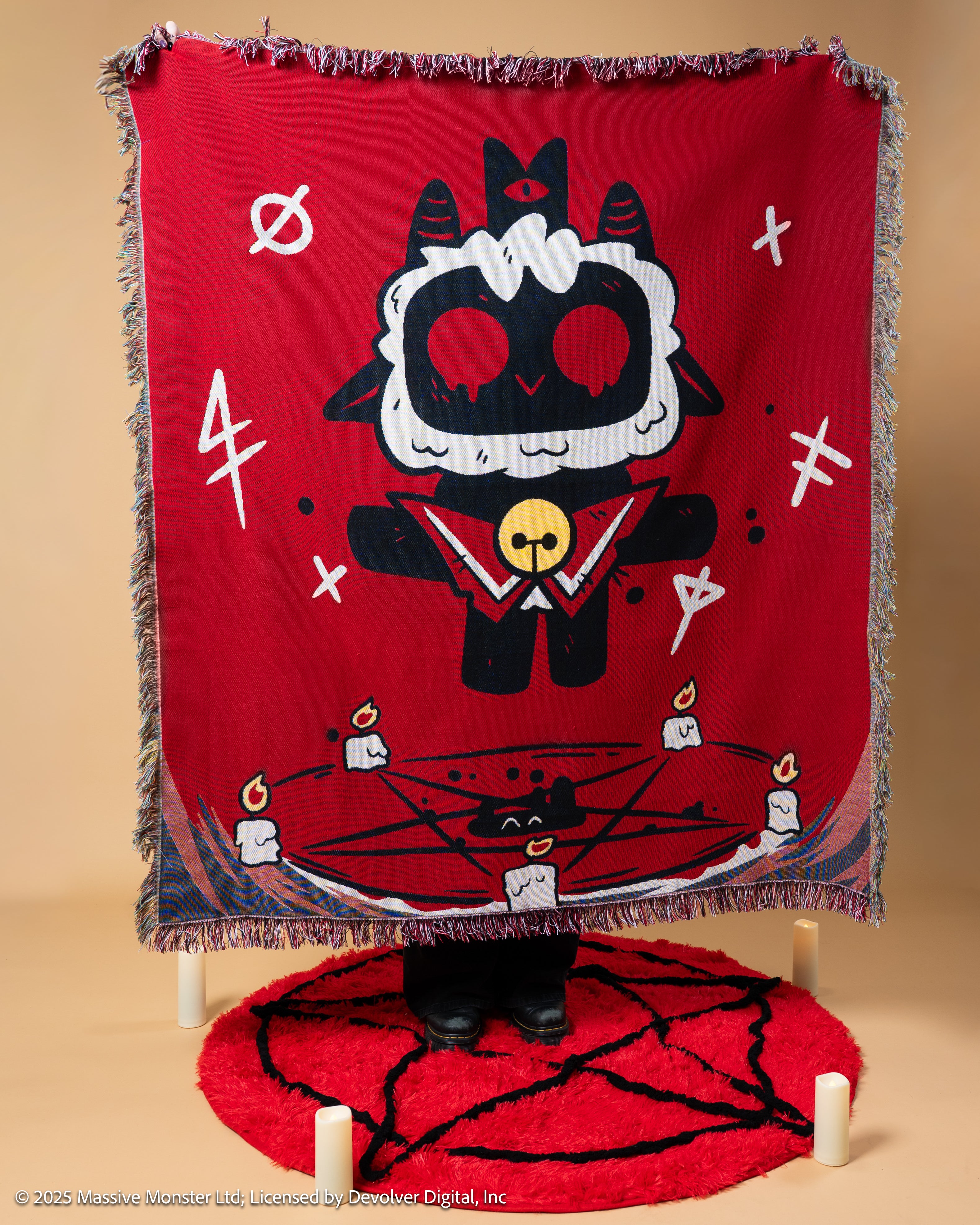 Cult of the Lamb Tapestry Blanket – Steady Hands