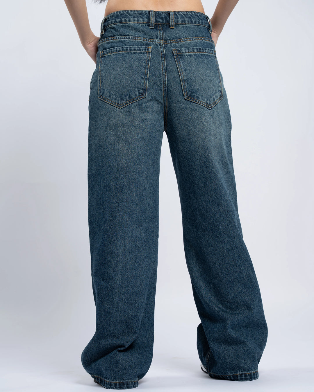 Blue Baggy Jeans
