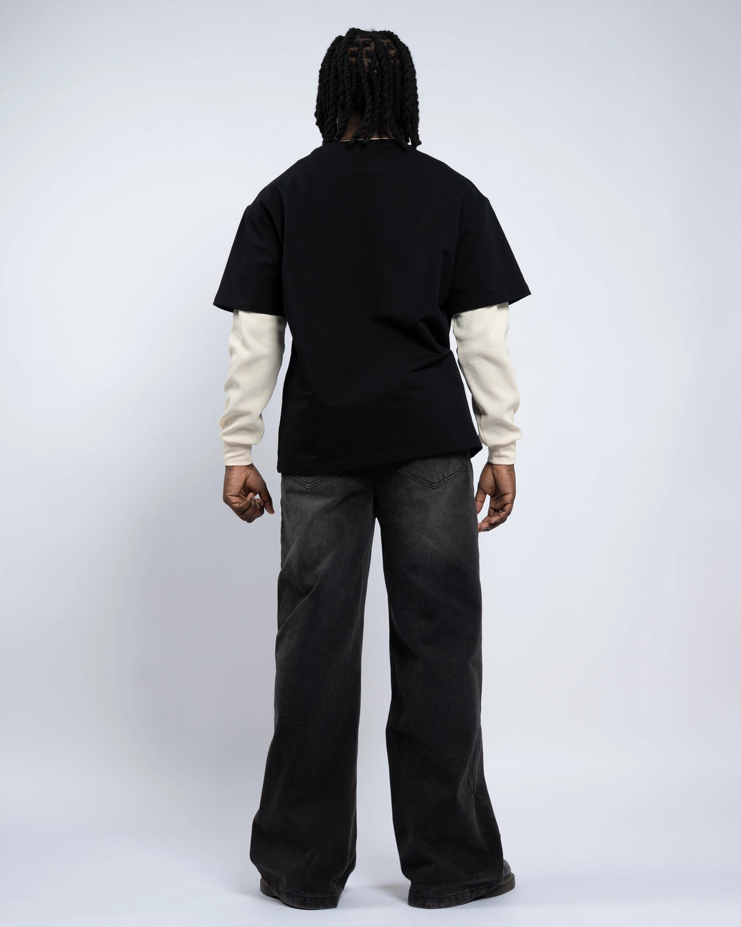 Layered Waffle Knit Long Sleeve