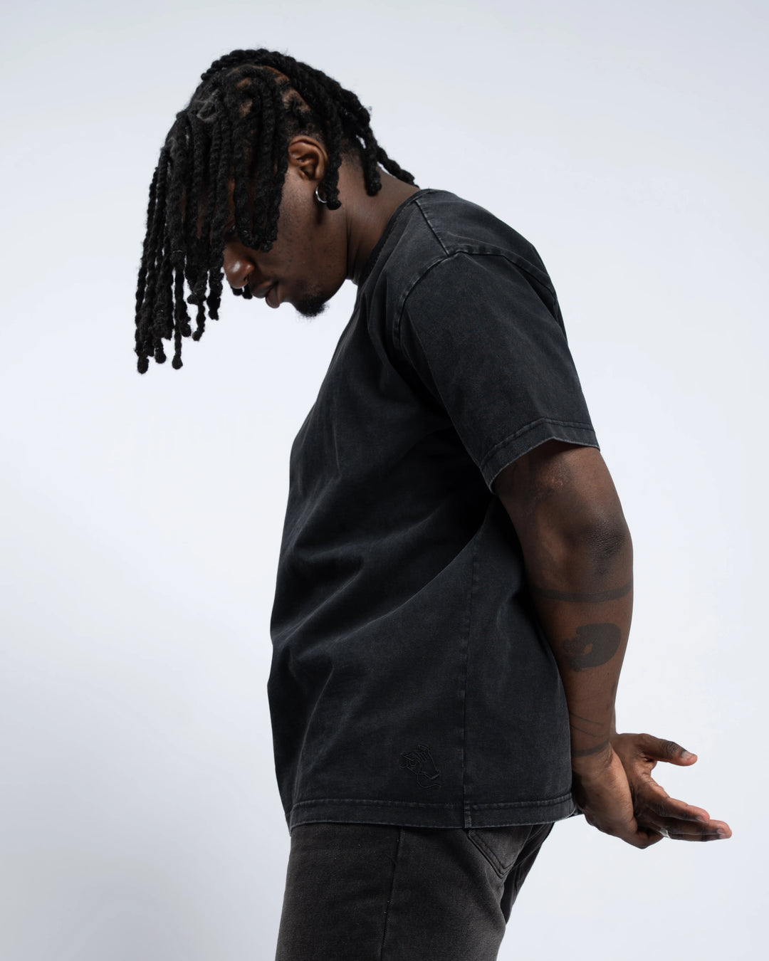 Black Washed Tee