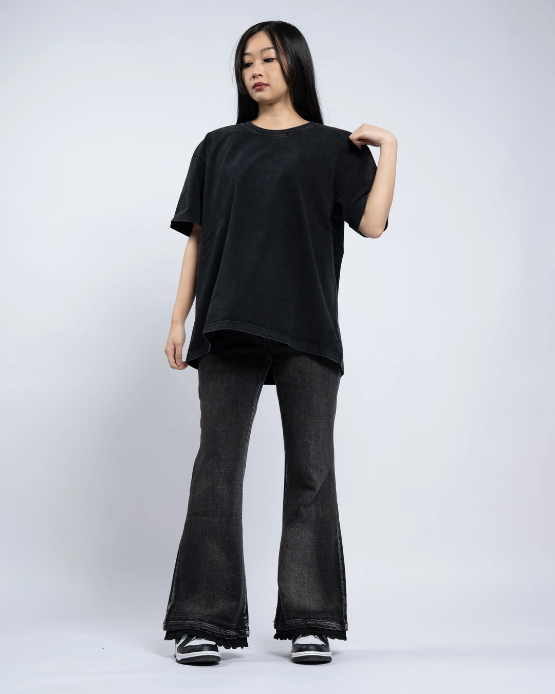 Black Washed Tee