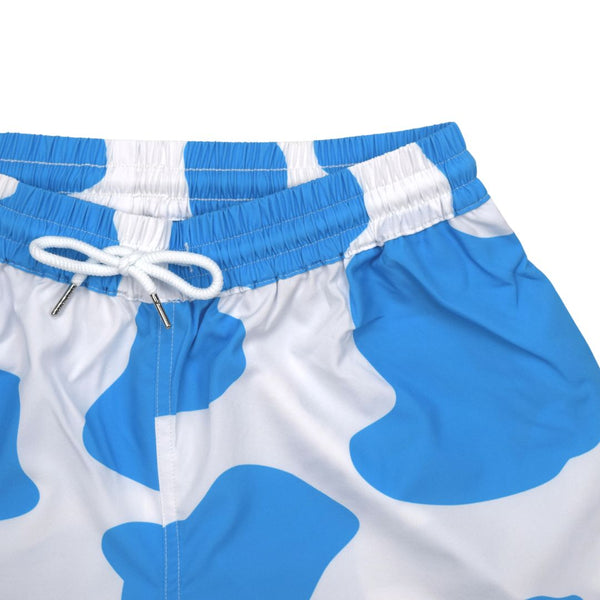 Blue Cow Shorts