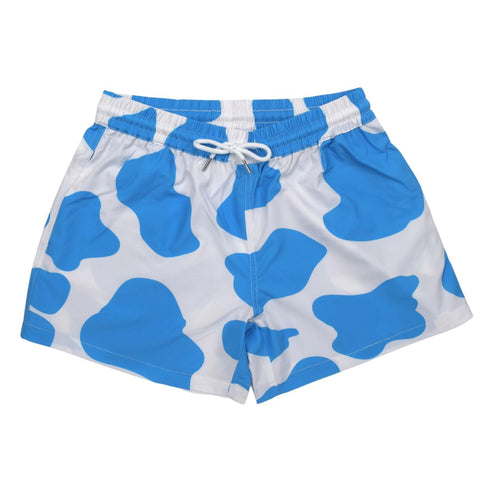 Blue Cow Shorts