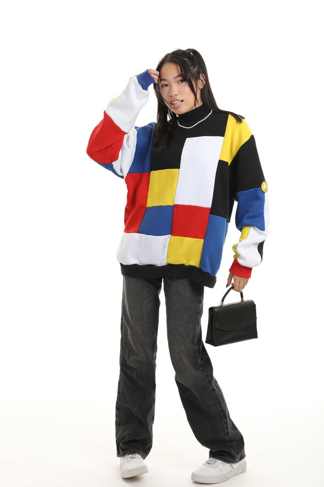 JIL SANDER 19aw PATCHWORK SWEATER サイズ44 JIL SANDER 19aw PATCHWORK SWEATER サイズ44