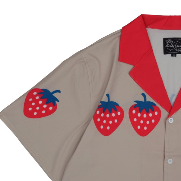 Strawberry Button Up