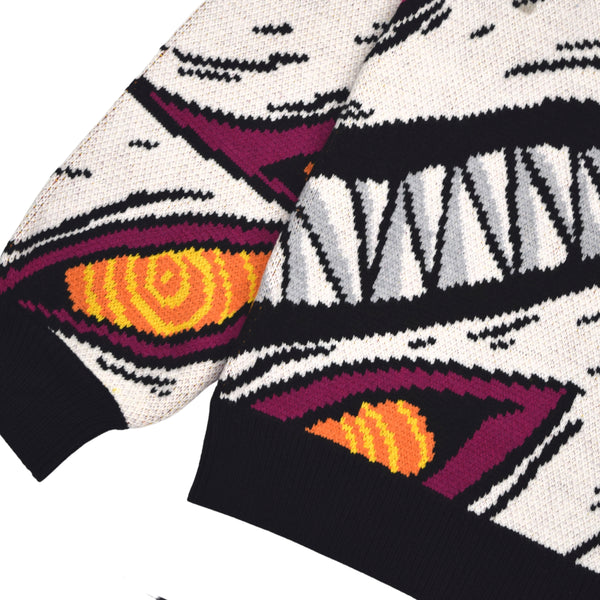 White Fox Devil Sweater