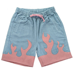 Pink Flame Shorts