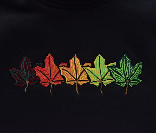 Black Leaves Hoodie