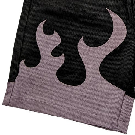 Purple Flame Shorts