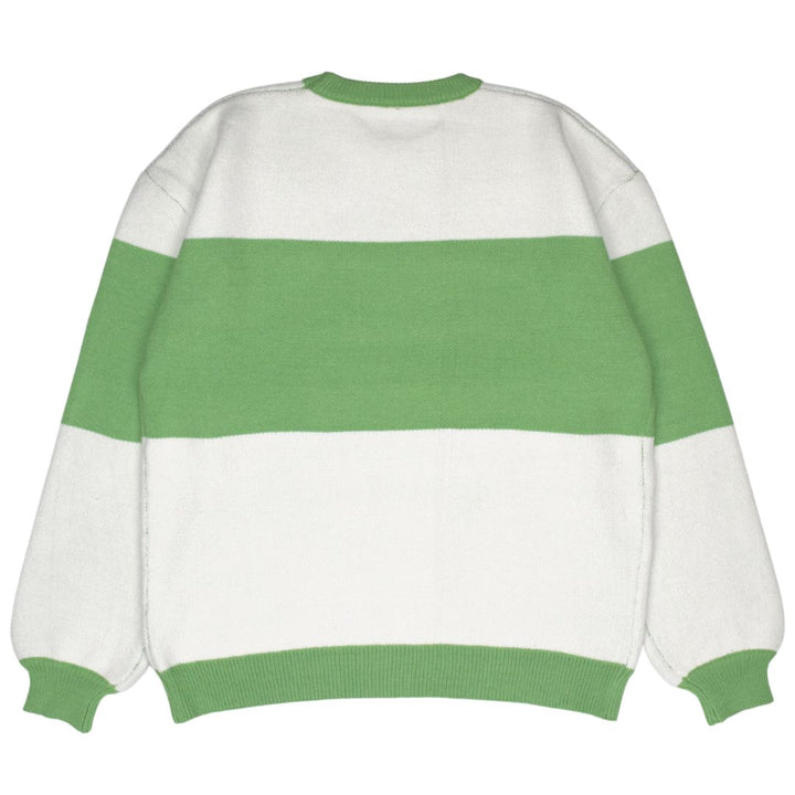 Green Striped Sweater