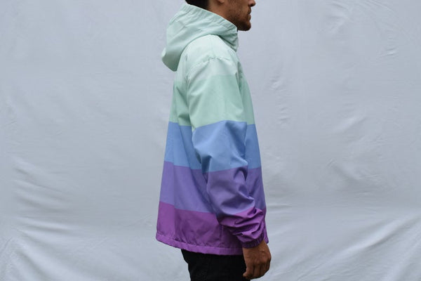 Vaporwave Gradient Windbreaker