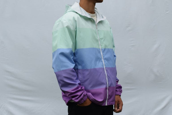 Vaporwave Gradient Windbreaker